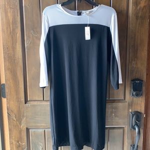 NWT Banana Republic color block dress Sz large